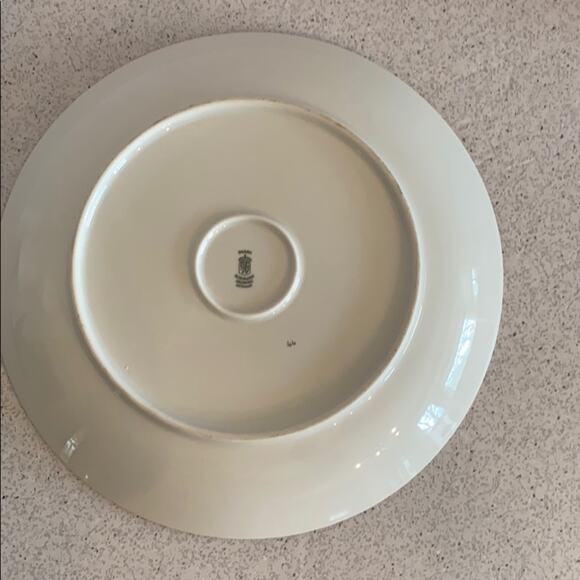 Vintage Germany cabinet shelf fruit plate platter white & grapes display serving - Picture 5 of 7